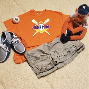 Houston Astros Bat and Baseball Field Tshirt